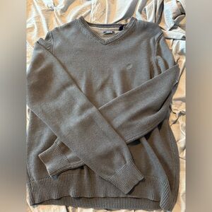 Izod Charcoal V-Neck Sweater